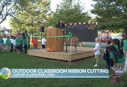 Lantrip E. S. celebrates new outdoor classroom