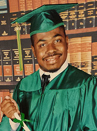 Leon's graduation photo from Worthing HS