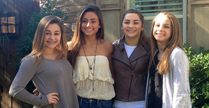 The Kelley sisters, from left, are: Skyla, Shayla, McKenna, and Emma
