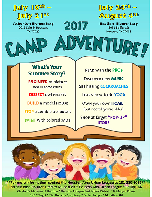 Free ‘Camp Adventures’ offered for HISD elementary students News Blog