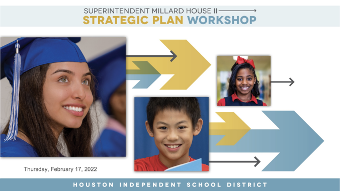 Download HISD's strategic plan presentation from the Feb. 17, 2022, board workshop.