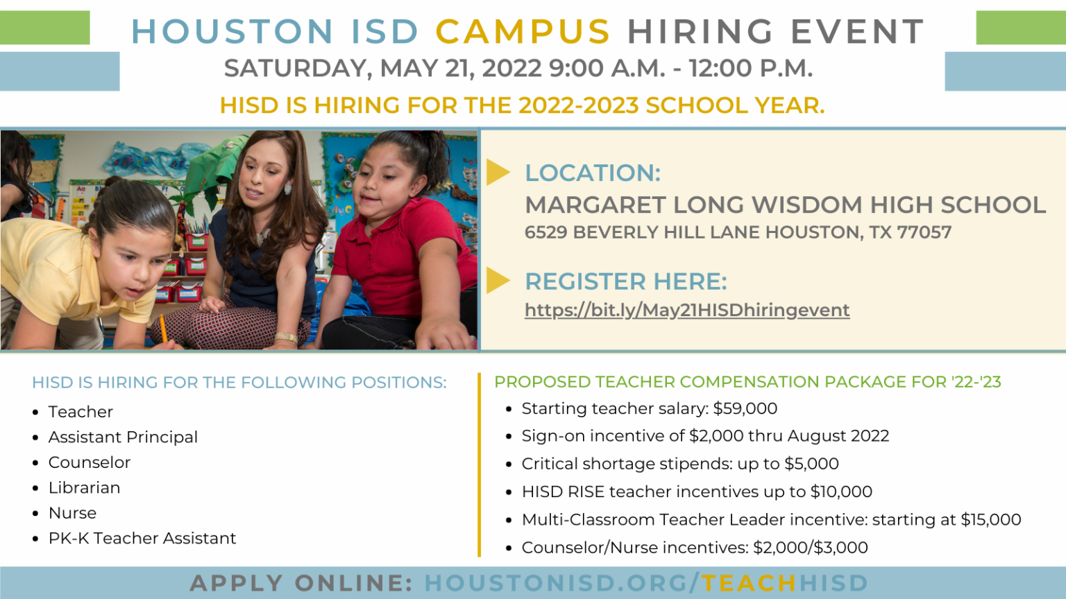 HISD Hiring Event May 21 Open To All Candidates - News Blog