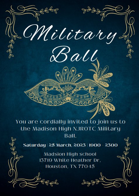 Military Ball Invitations