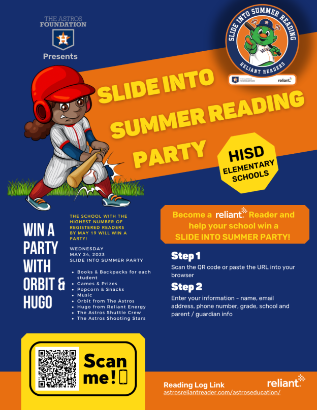 Astros Foundation offering summer reading incentives for HISD students