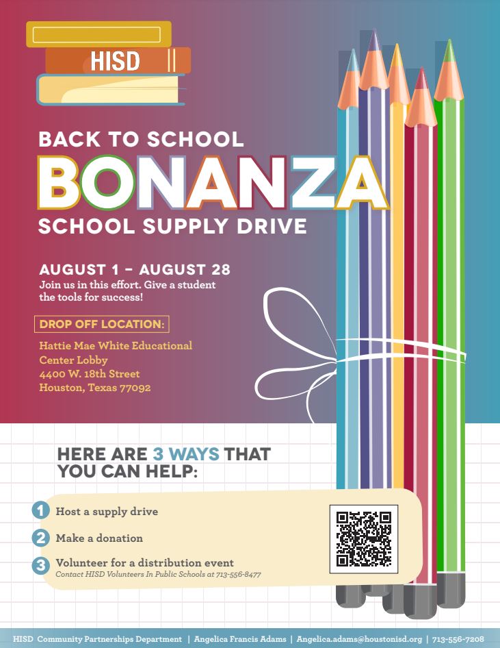 HISD partners with community donors for BacktoSchool Bonanza News Blog