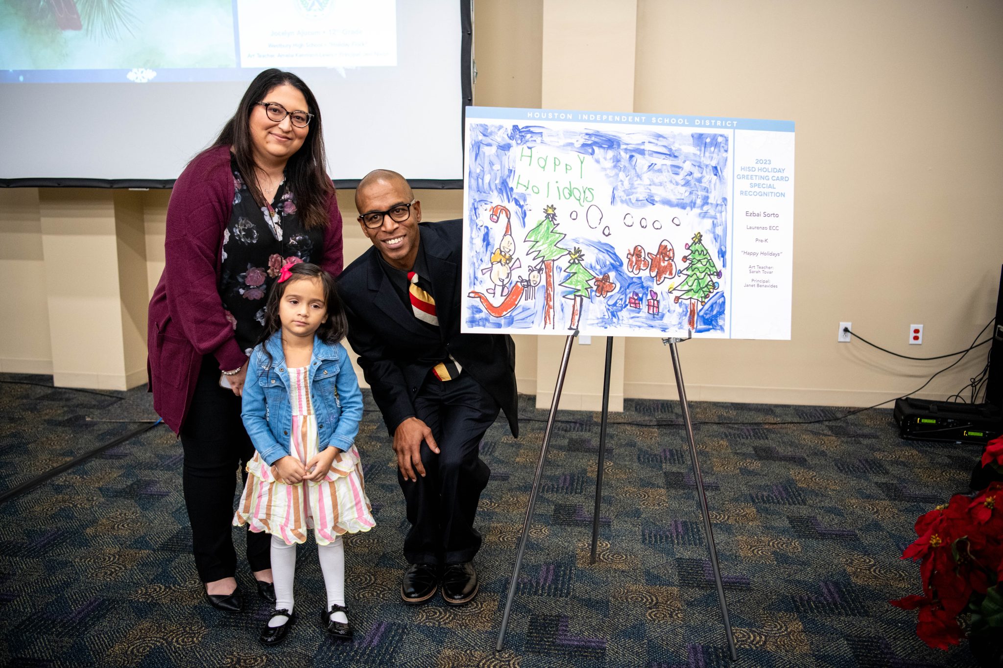 HISD honors student artwork at 32nd annual Holiday Greeting Card